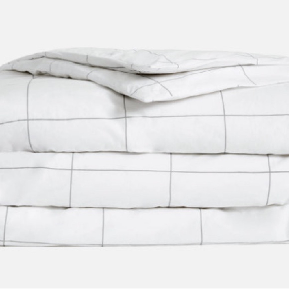 Brookline Luxe Satin Duvet Cover NWOT